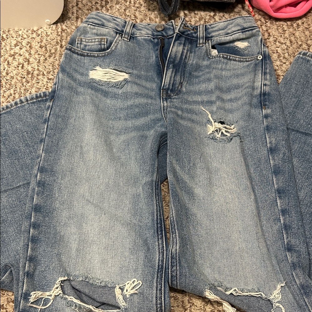 PacSun Light Blue Distressed Boyfriend Jeans